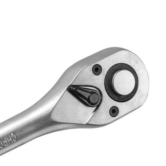 Тріскачка 1/2", CrV, 72 зуби, зі швидким скиданням, з гумовою ручкою (L-250мм) BAUM AUTO BM-80724 Одеса