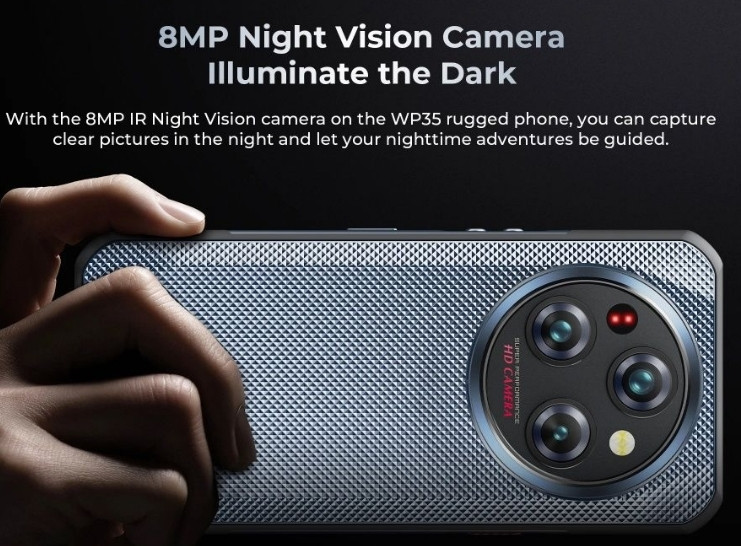 Телефон Oukitel WP35 5G 8/256Gb. Green 11000mAh. Dim 6100 IPS 6.6