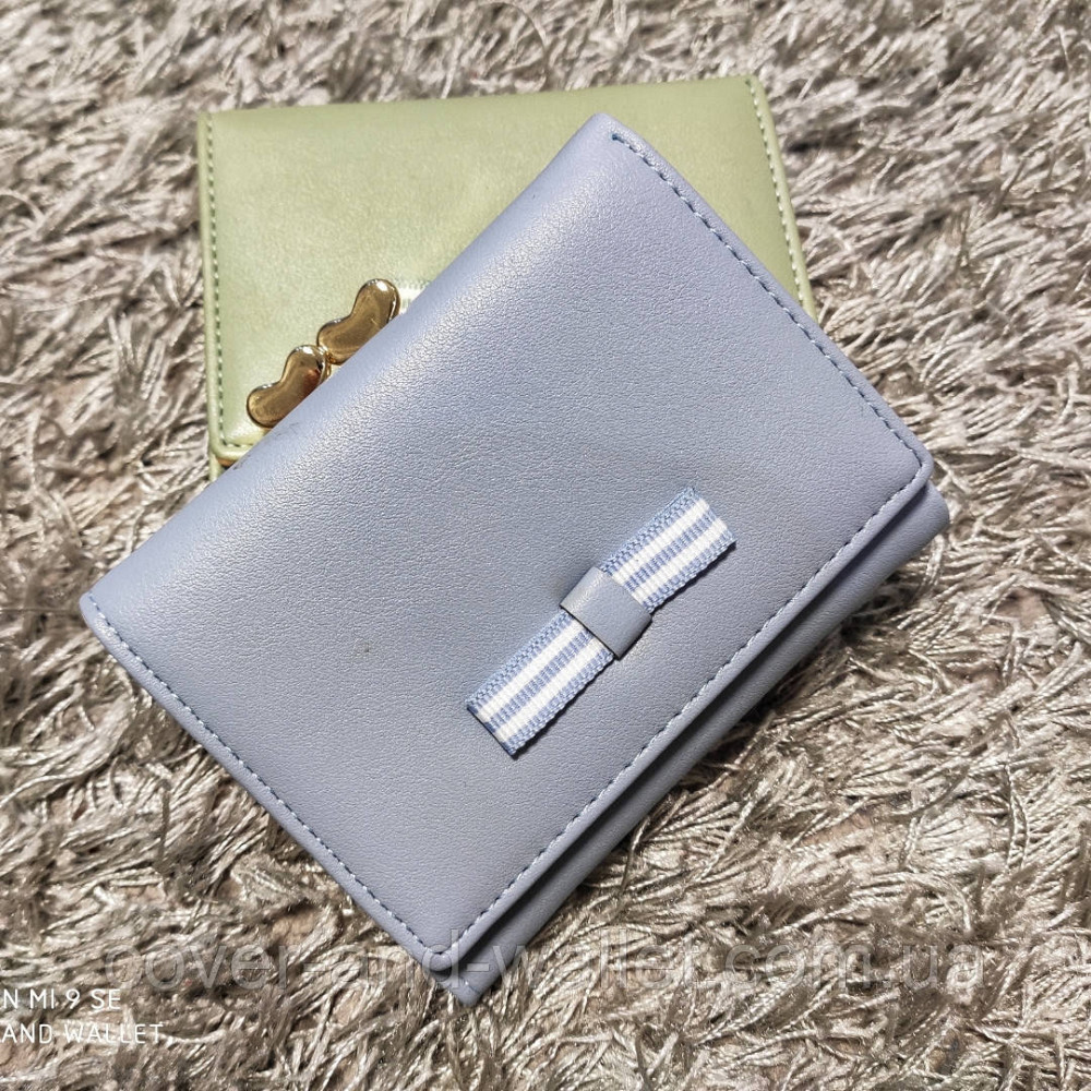 Женские маленькие кошельки с бантом и монетницей Киев - изображение 4