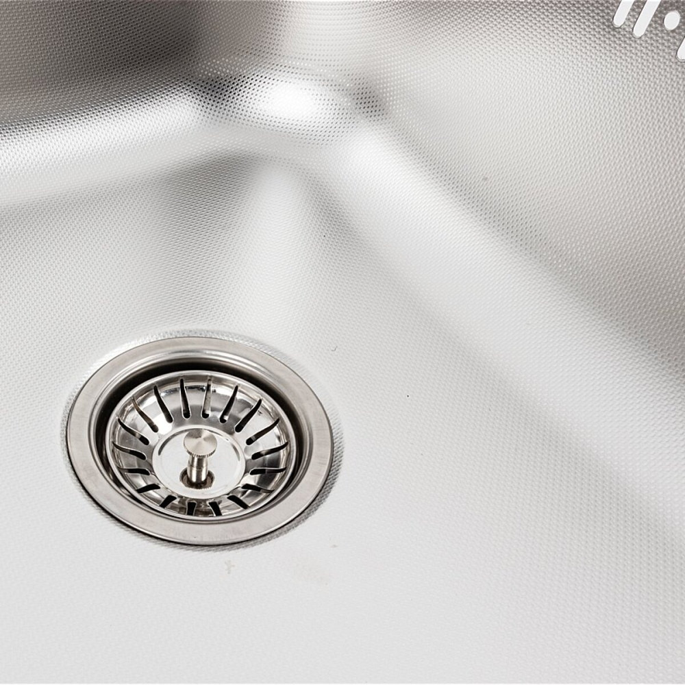 Кухонна мийка з нержавіючої сталі Valeso 5848 ДЕКОР (0,8/180 мм) Коломыя - изображение 5