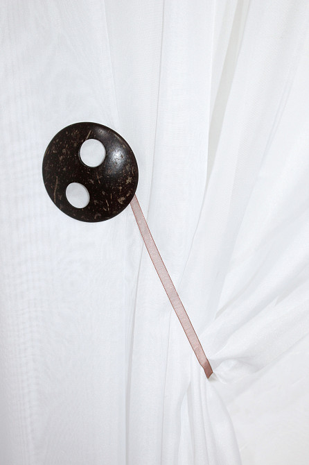 Магніти для штор і гардин (123м) Шейла набір 2 шт Коричневий (81-034) Київ - фото 4