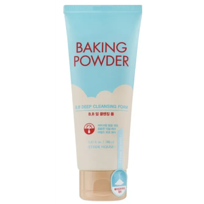 Крем-пінка для вмивання Etude House Baking Powder BB Deep Cleansing Foam, 160 г Львів - фото 1