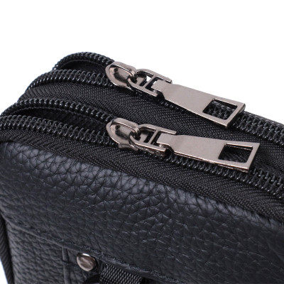 Сумка Vintage На пояс из натуральной кожи Черная (22736) Винница - изображение 2