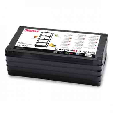 Стелаж Toomax 5 полиць cm. 80x40x180h black (5141) Вінниця