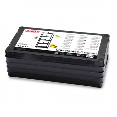 Стеллаж Toomax 5 полок cm. 80x40x180h black (5141) Винница - изображение 4