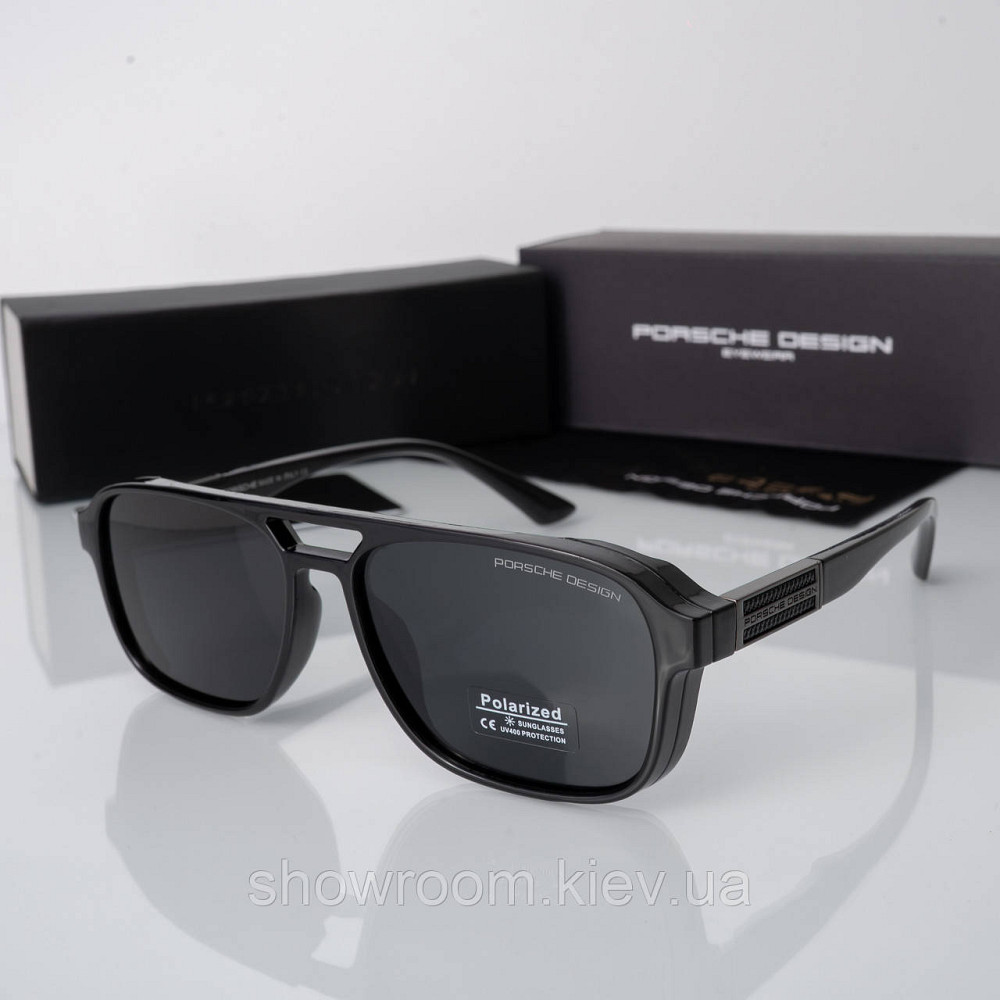Чоловічі брендові окуляри з поляризацією Porsche Design (7165) Київ - фото 1