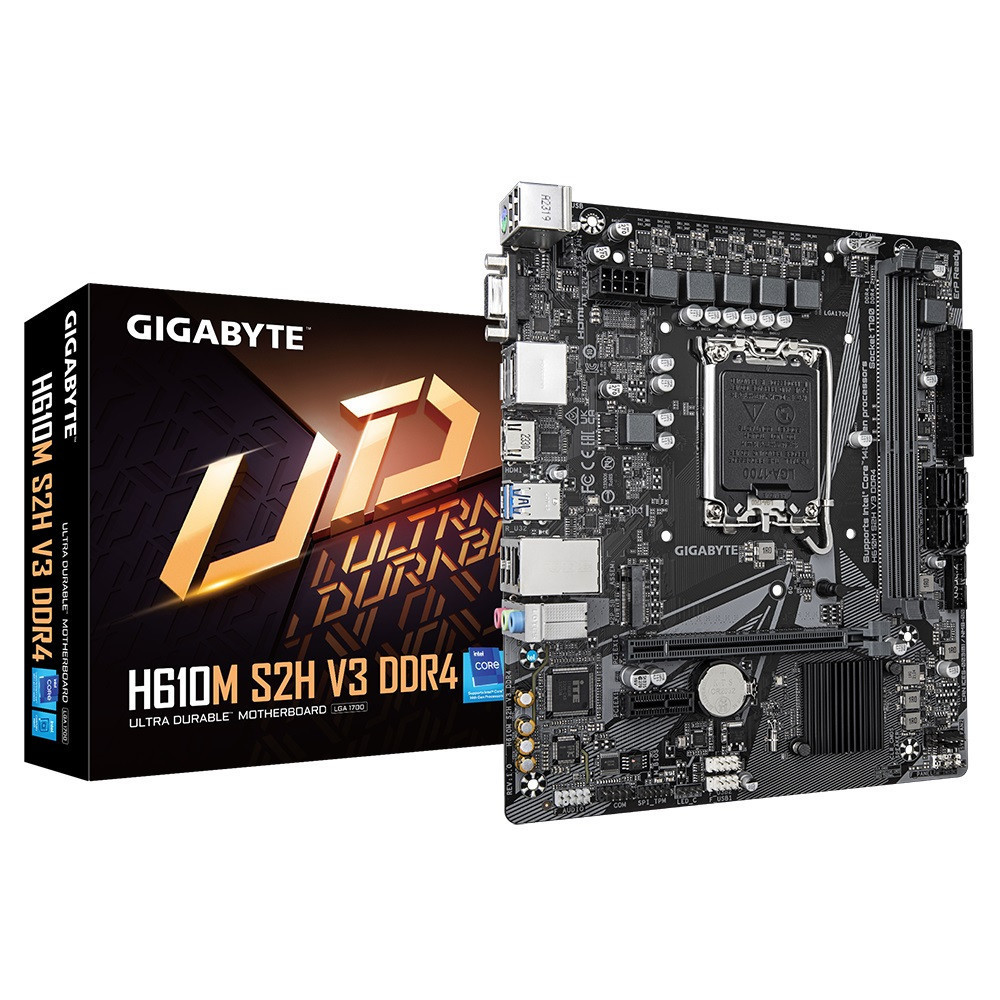 Материнська плата Gigabyte H610M S2H V3 DDR4 Socket 1700 ( microATX ) Харків - фото 1