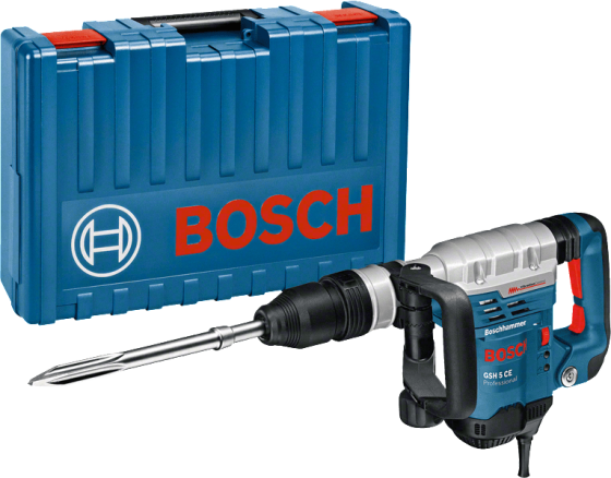 Профессиональный электрический отбойный молоток (бетонолом) Bosch GSH 5 СE : 8.3 Дж мощный отбойник Киев