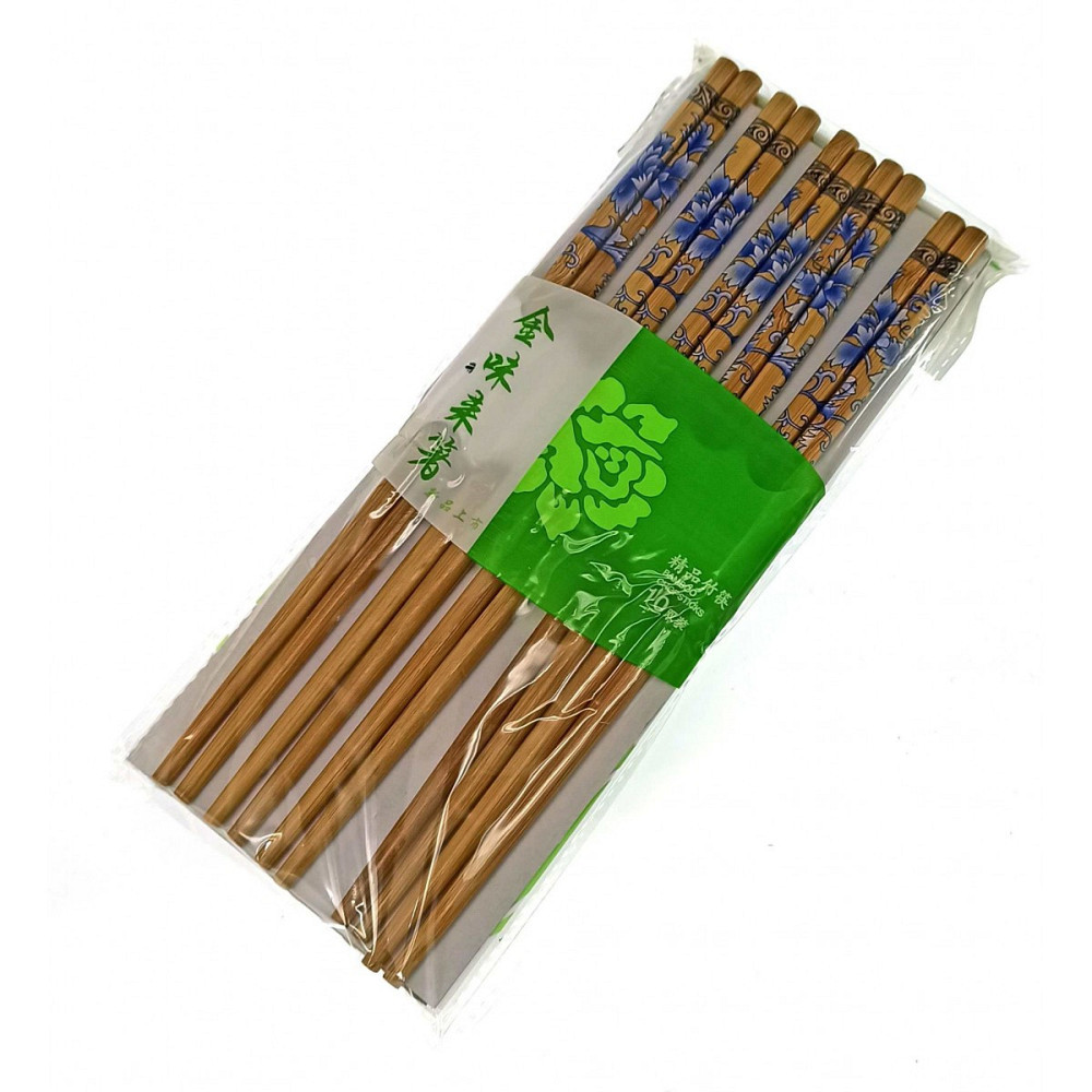 Палочки для еды бамбуковые 10 пар Киев - изображение 2
