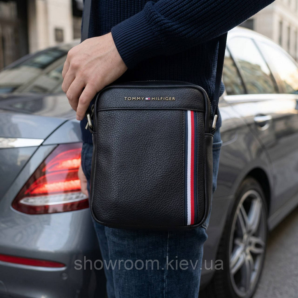 Мужская борсетка, сумка на плечо Tommy (6479-2) Киев - изображение 6