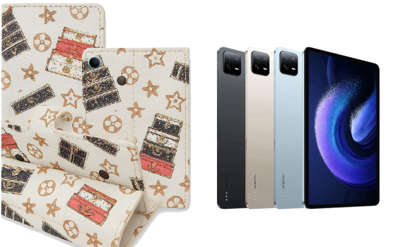 Книга-трансформер для планшета Xiaomi Pad 6, Pad 6 Pro, Pad 6S Pro, цвет Black Lyi White Киев