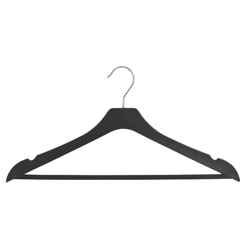 Набір вішалок для одягу 3шт чорний Wooden Design Виланд Житомир