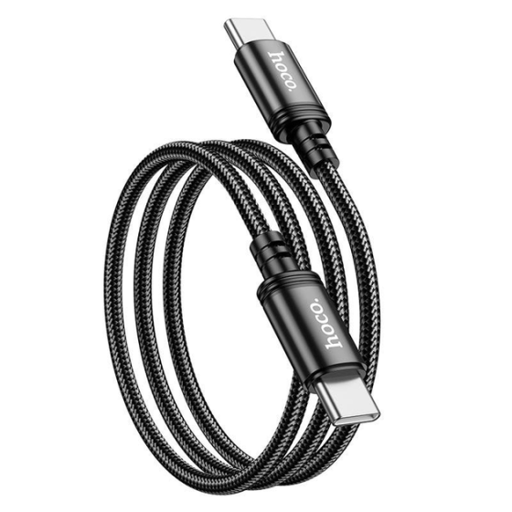 Кабель HOCO X89 Wind 60W charging data cable Type-C to Type-C Black Київ