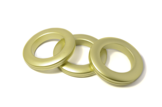 Универсальные люверсы для штор 35 мм (1шт) золото мат Бровары