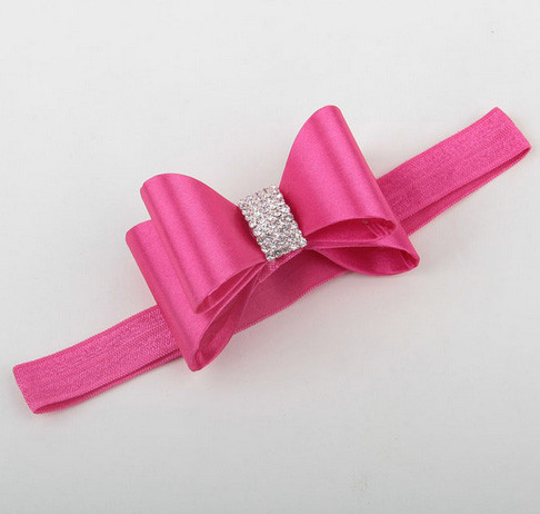 Повязка детская Бант розовая Киев - изображение 1