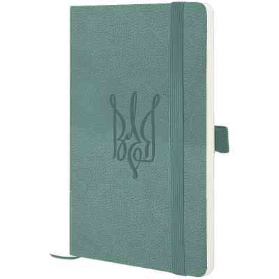 Книга записна Axent Partner Soft Skin Воля 125x195 мм 96 аркушів, клітинка сіро-лазурна (8616-48-6-A) Вінниця