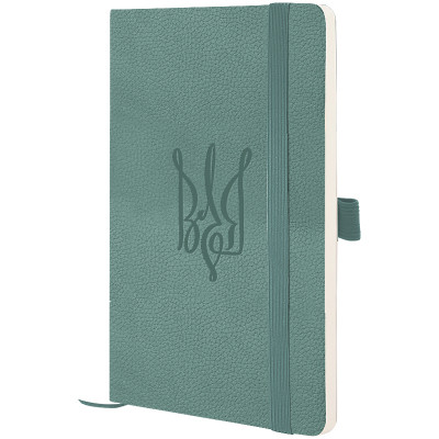 Книга записна Axent Partner Soft Skin Воля 125x195 мм 96 аркушів, клітинка сіро-лазурна (8616-48-6-A) Вінниця - фото 1