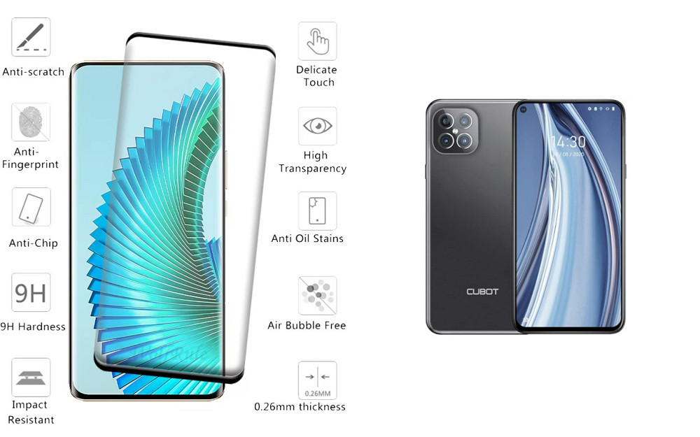Защитное стекло HyperGlass Pro для Cubot C30 – максимальная чувствительность и защита Киев - изображение 2