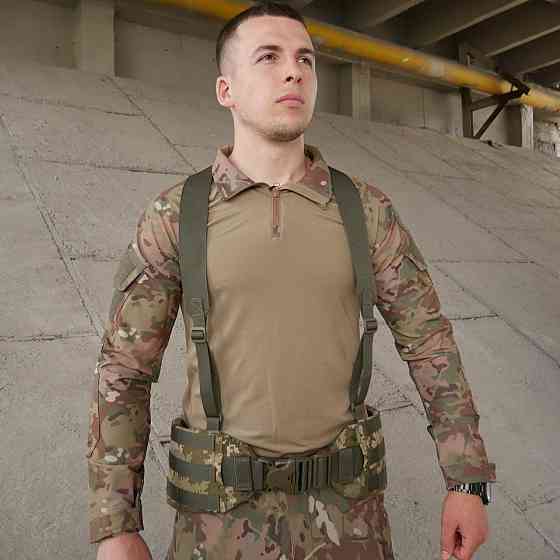 Військові лямки для тактичного поясу олива ремені та плечові лямки для  рпс пояса Cordura для зсу     WAR Львів