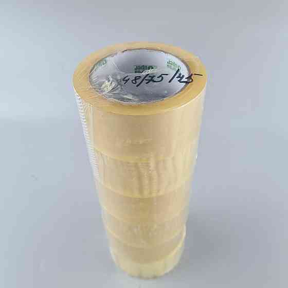 Скотч упаковочный прозрачный 45мк 48мм 75метров 