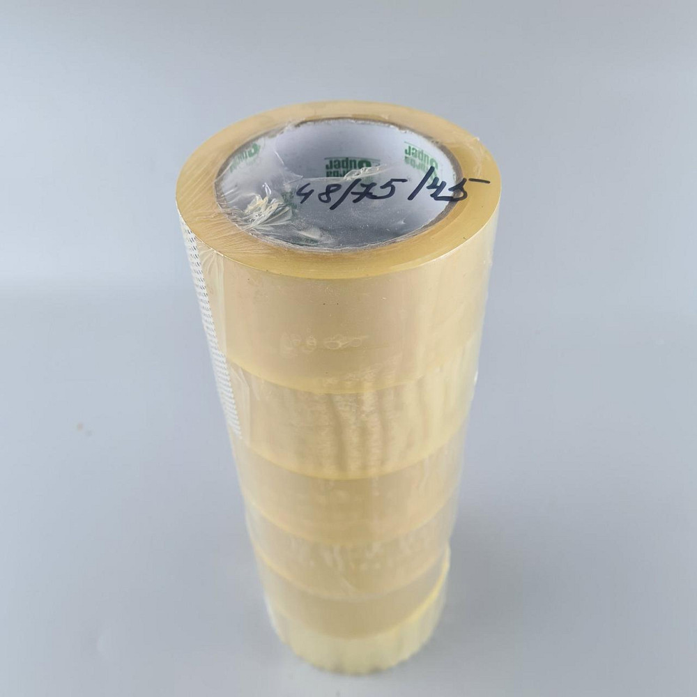 Скотч упаковочный прозрачный 45мк 48мм 75метров 