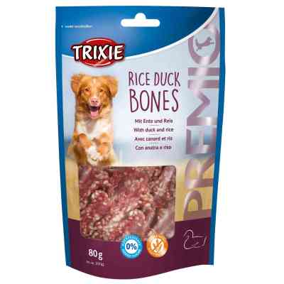 Ласощі для собак Trixie Premio Rice Duck Bones рис/качка 80 г (4011905317427) Вінниця