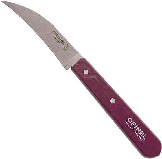 Кухонный Нож изогнутый для очистки овощей и фруктов Opinel No.114 