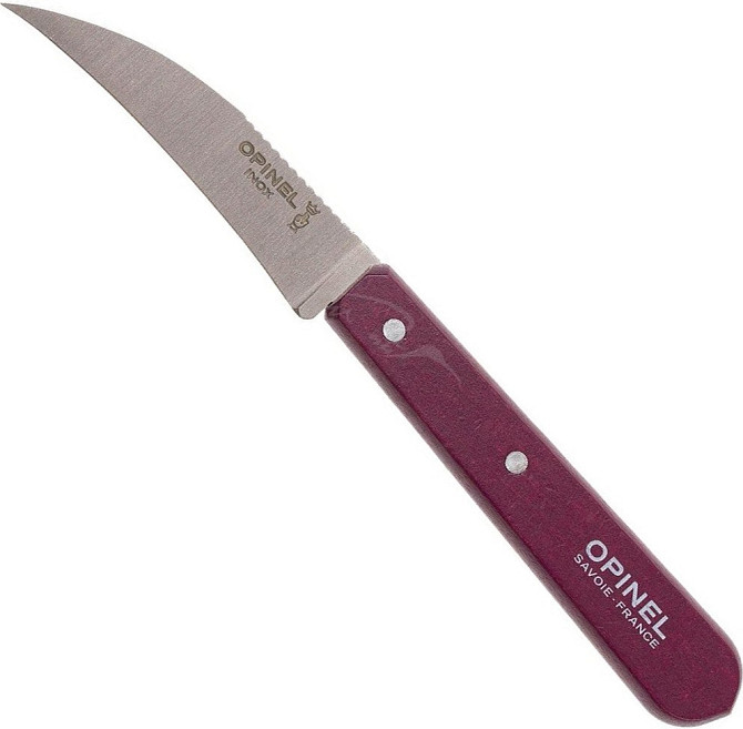 Кухонный Нож изогнутый для очистки овощей и фруктов Opinel No.114 