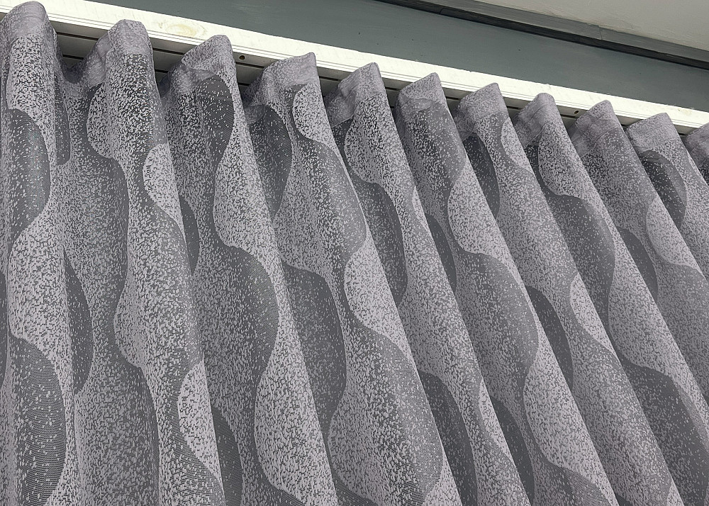 Тюль VR-Textil 1984т Жакард Сірий 400х270 см (42-1014) Київ - фото 7