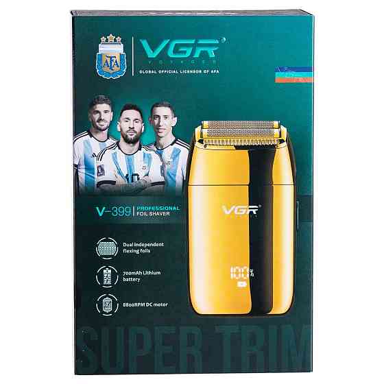 VGR Електробритва шейвер з led-індикатором акумуляторна VGR V-399 Коломия