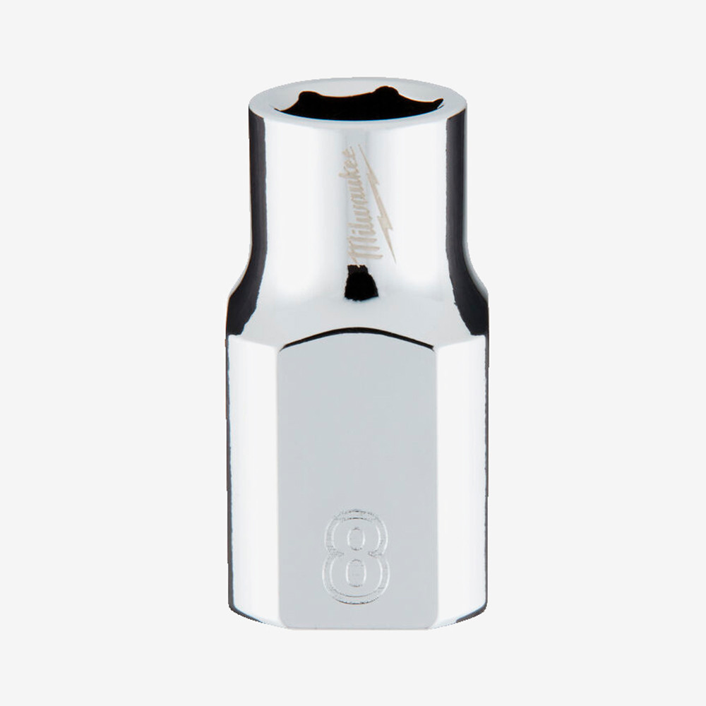 Головка хромированная метрическая 3/8'' MILWAUKEE, 8мм Одесса - изображение 1