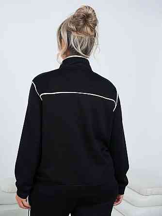 Жіночий повсякденний трикотажний костюм-двійка батал італійський трикотаж 64/66 Одеса