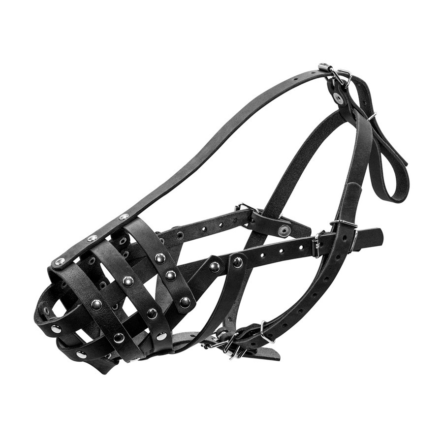 Намордник твердий "CoLLaR" (доберман, вівчарка мала, далматин, сеттер малий) чорний Коломыя - изображение 2