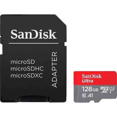 Карта пам&apos;яті SanDisk 128GB microSD class 10 UHS-I Ultra (SDSQUAB-128G-GN6MA) Вінниця