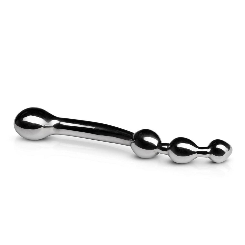 Анально-вагінальний стимулятор Sinner Gear Unbendable – Multi-Stim Pleasure Wand Metal Anal Dildo Sex Aura Київ - фото 3