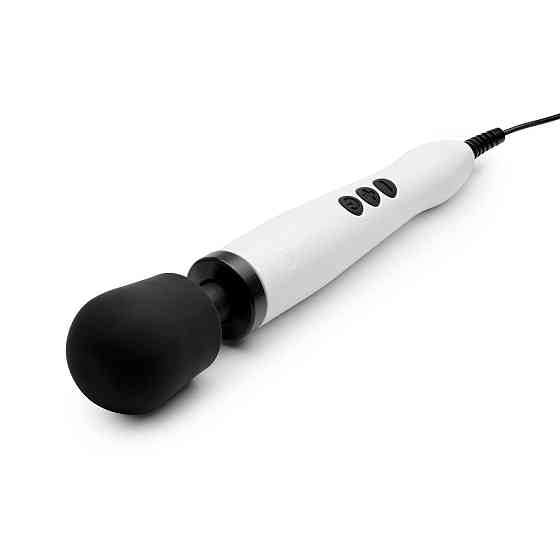Вібромасажер DOXY Original White, дуже потужний, живлення 220В Sex Aura Київ