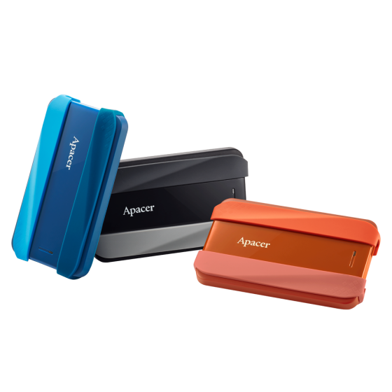 Зовнішній жорсткий диск PHD External 2.5'' Apacer USB 3.2 AC533 4Tb Back (color box) Одеса