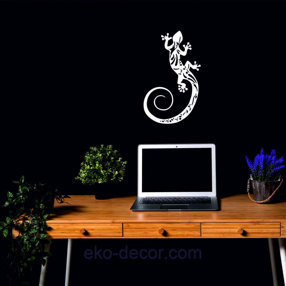 Декоративне настінне 3D Панно «Ящірка» Декор на стіну з об'ємом Київ - фото 10