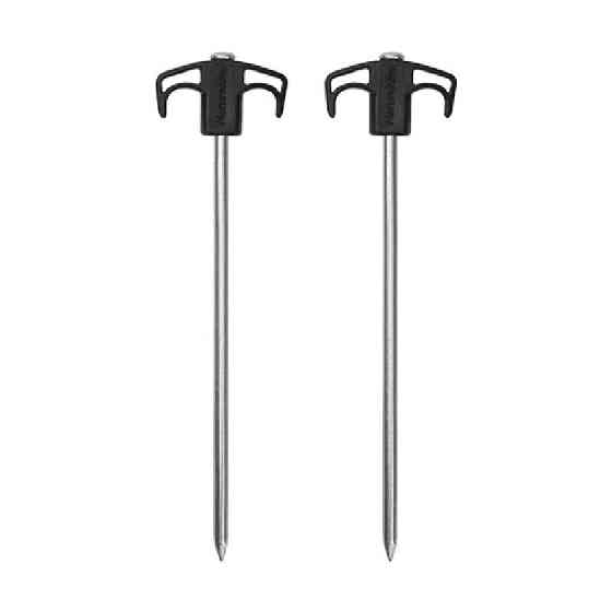 Кілки металеві Naturehike NH21YW133, 25 см, чорні 2 шт. Киев