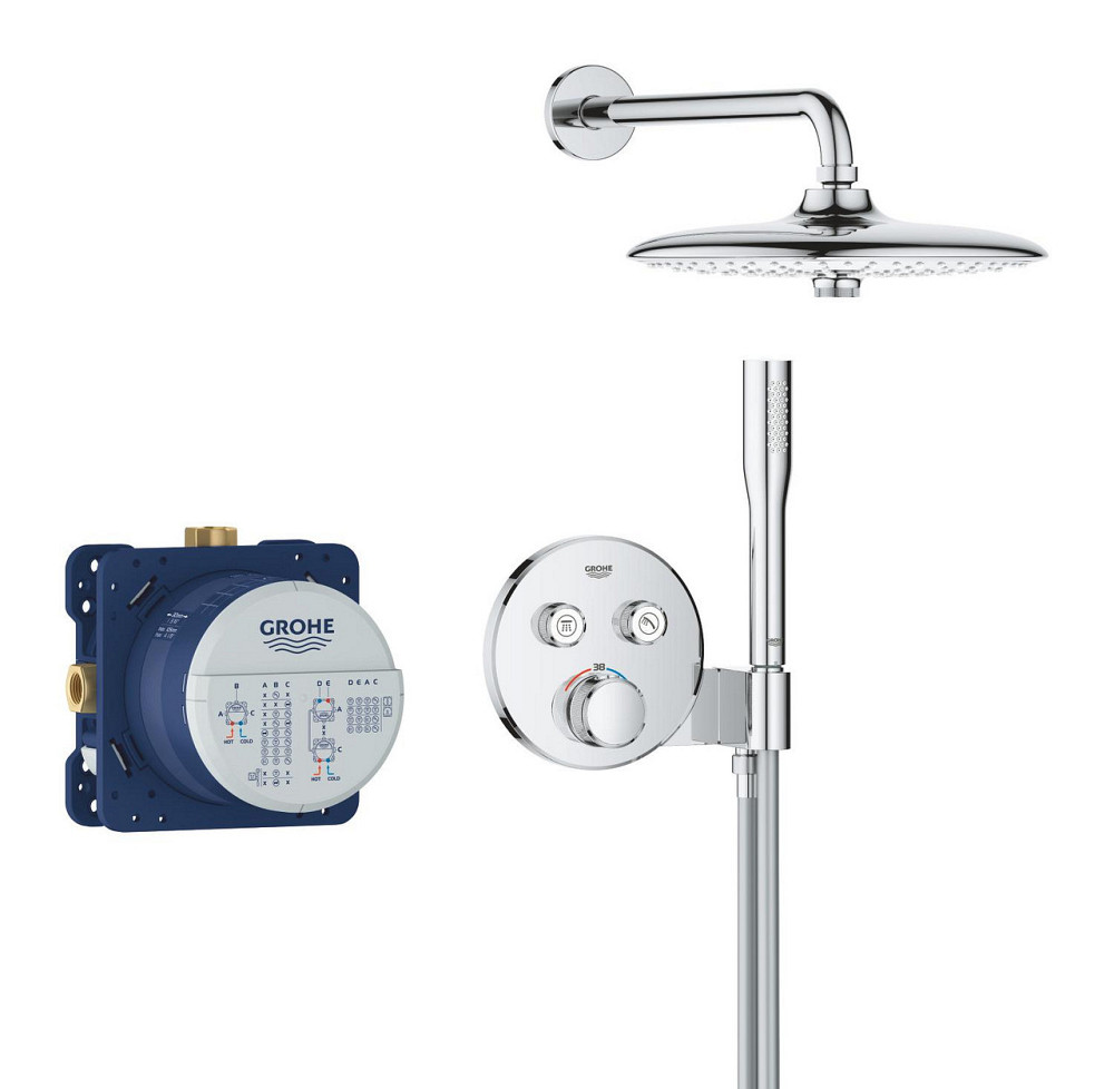Прихована душова система з Euphoria 260 Grohe Grohtherm SmartControl   ( 34867000 ) 39197 Харьков - изображение 4