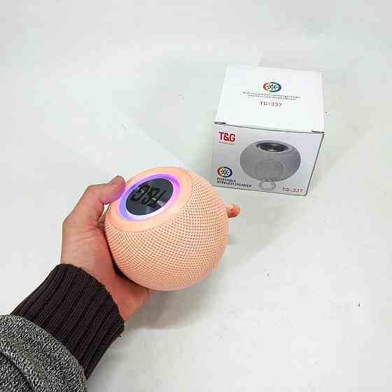 Колонка-динамик bluetooth TG337, Блютуз колонка с качественным звуком ME-381 и подсветкой Киев