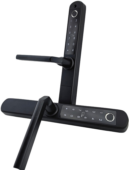 PES Dual чорний дверний розумний замок Київ - фото 2