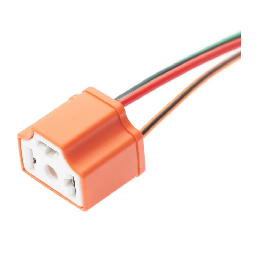 Разъем коннектор с проводом, 3-кон., Автолампа Н4 Прям, Универсальная универс., Много марок 47510 Киев - изображение 1