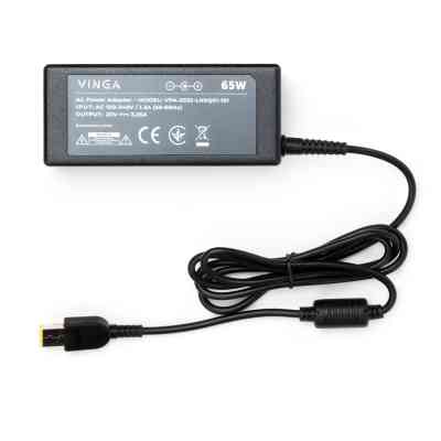 Блок живлення до ноутбуку Vinga Lenovo 65W 20V 3.25А square with pin (VPA-2032-LNSQ01-101) Вінниця
