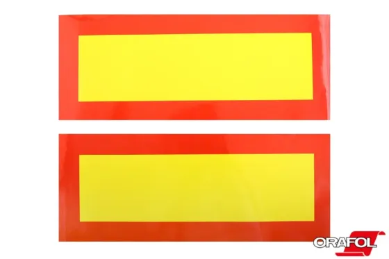 Наклейка знак Длинномерное транспортное средство  20*50см (2 шт.) Винница