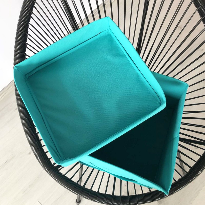 Короб с крышкой для хранения вещей HY-Kr-lzr (Лазурь) Сумы - изображение 2