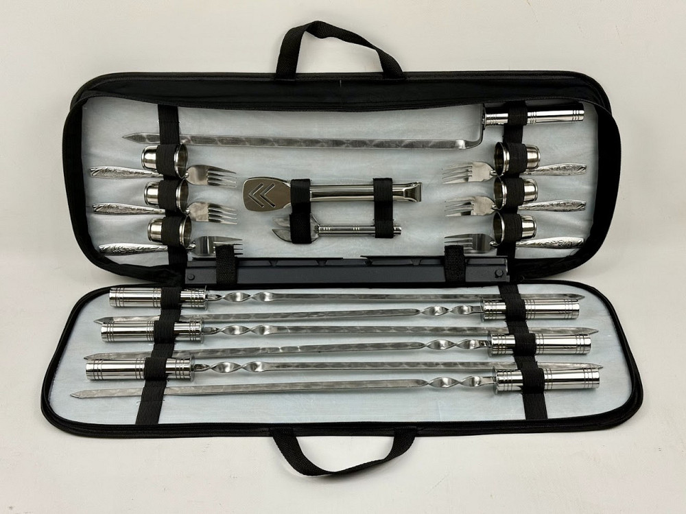 Подарунковий набір шампурів ПЛАНШЕТ No3 HAPPY DAYS Подарункові набори для шашлику Тернопіль - фото 7