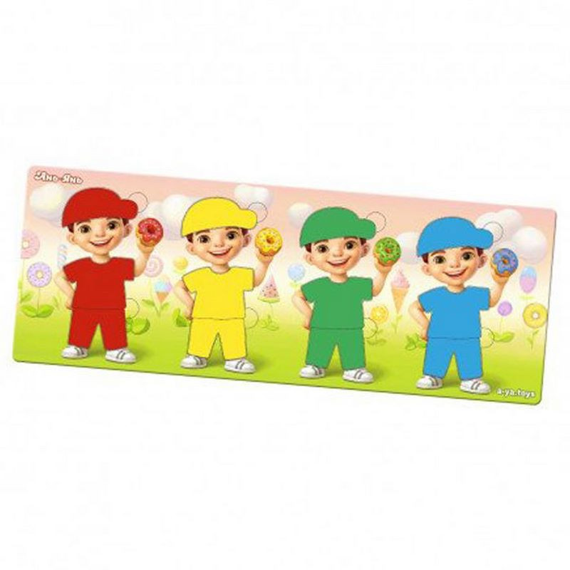 Деревянный пазл-сортер 