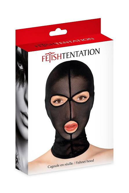 Капюшон для БДСМ Fetish Tentation Feshnet hood Sex Aura Київ - фото 2
