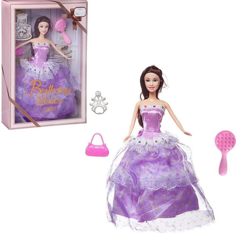 Лялька у коробці з сумочкою та розчіскою Київ - фото 2